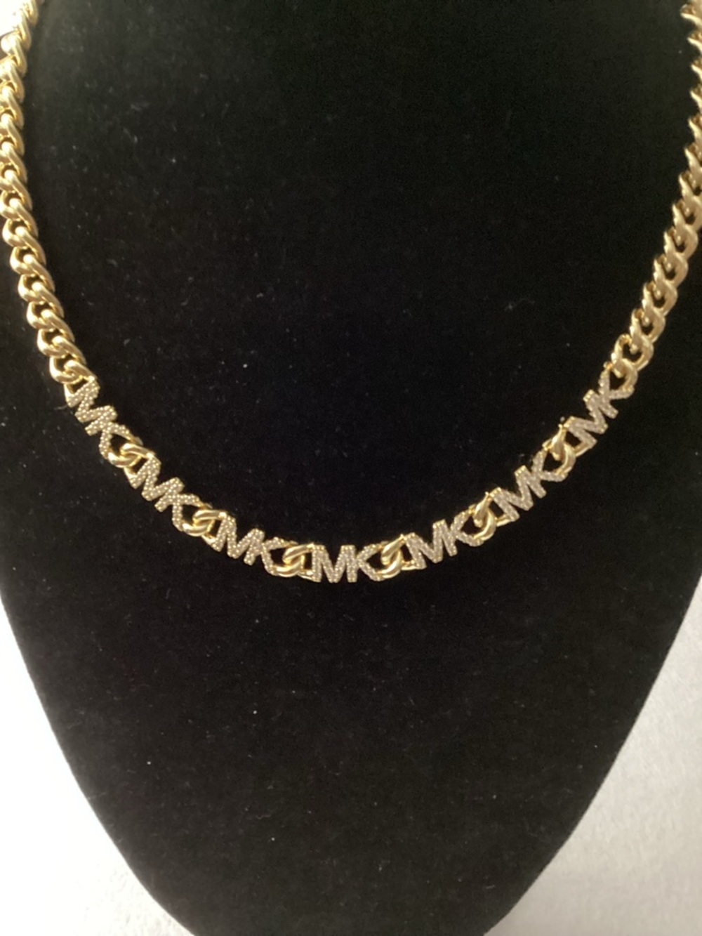 Michael Kors Gold-Tone Logo Link Chain Necklace MKJ7959710 - Picture 4 of 9